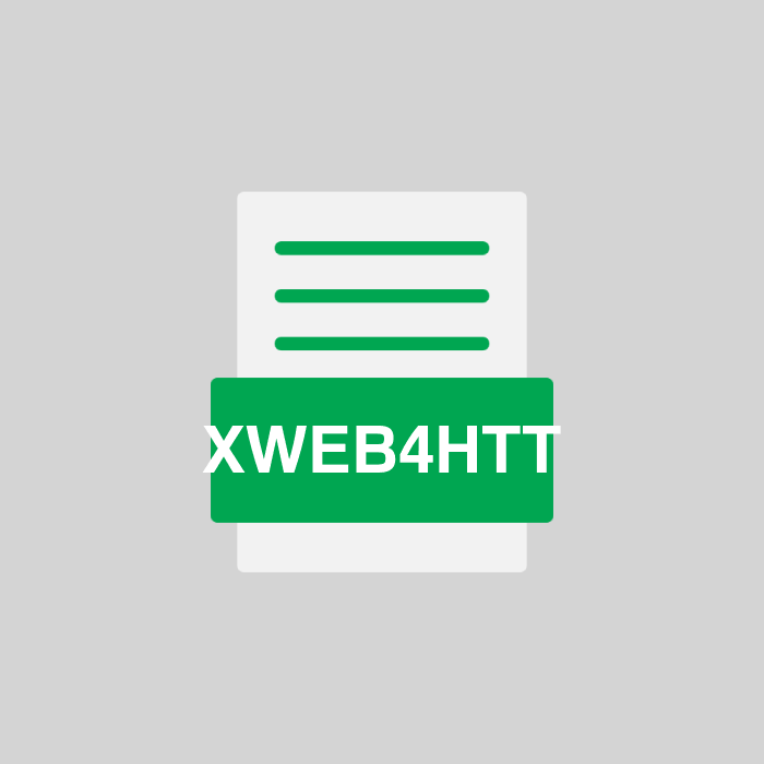 XWEB4HTT Endung