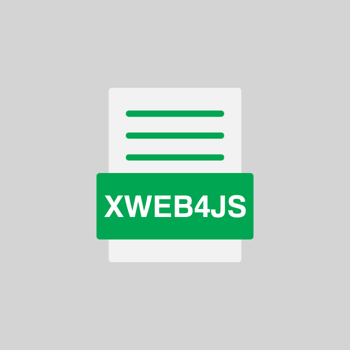 XWEB4JS Endung