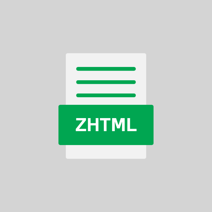 ZHTML Endung