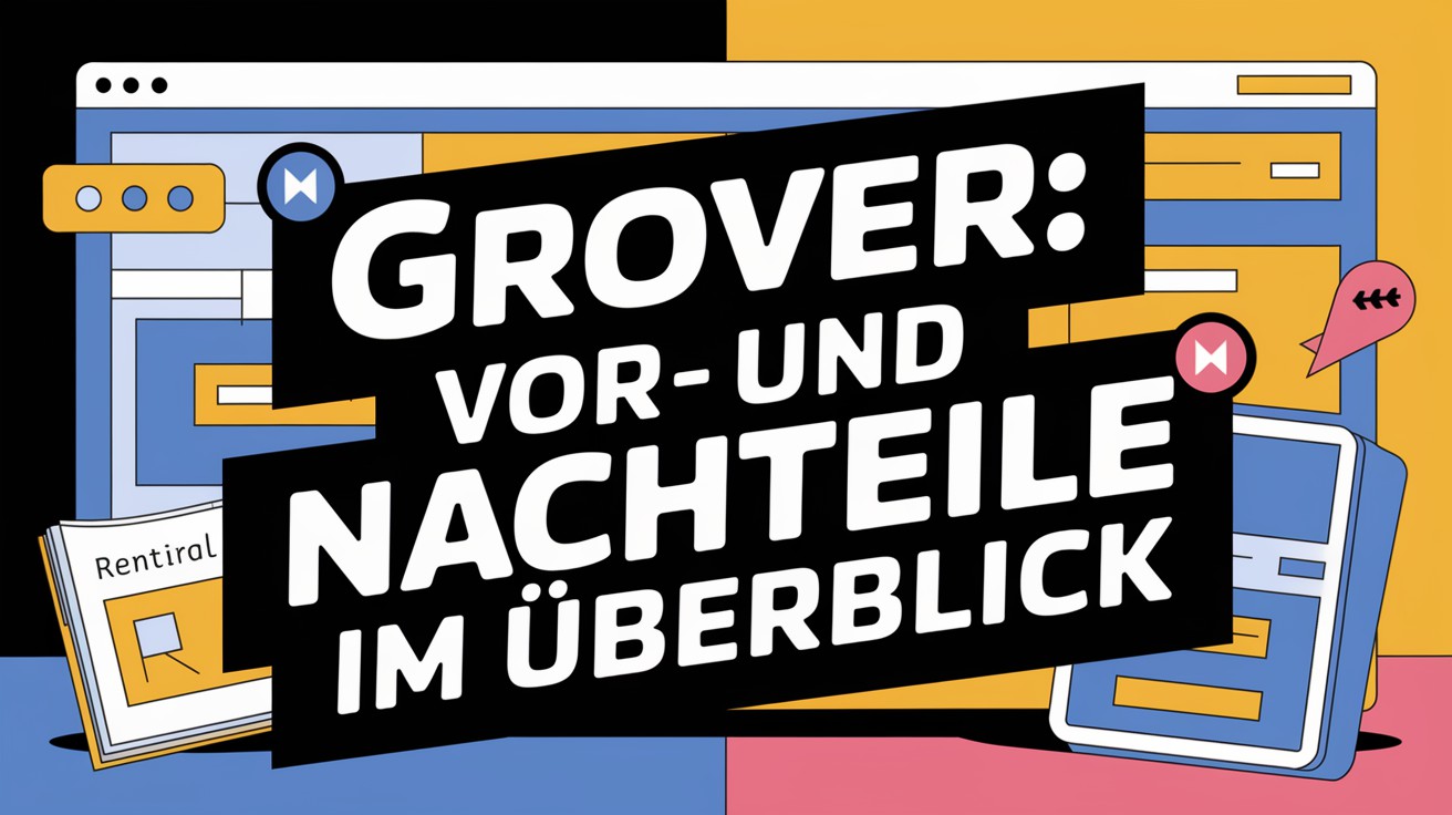 VOR UND NACHTEILE MIET PLATTFORM GROVER