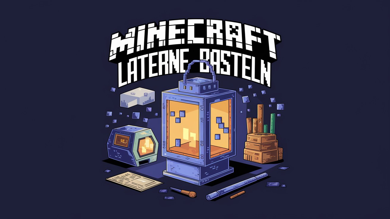 MINECRAFT LATERNE BASTELN ANLEITUNG