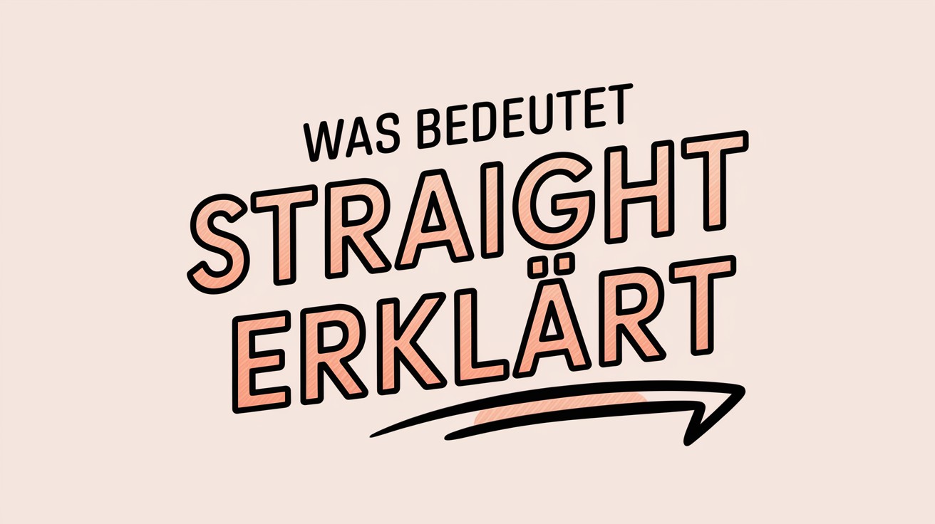 WAS BEDEUTET STRAIGHT EINFACH ERKLAERT