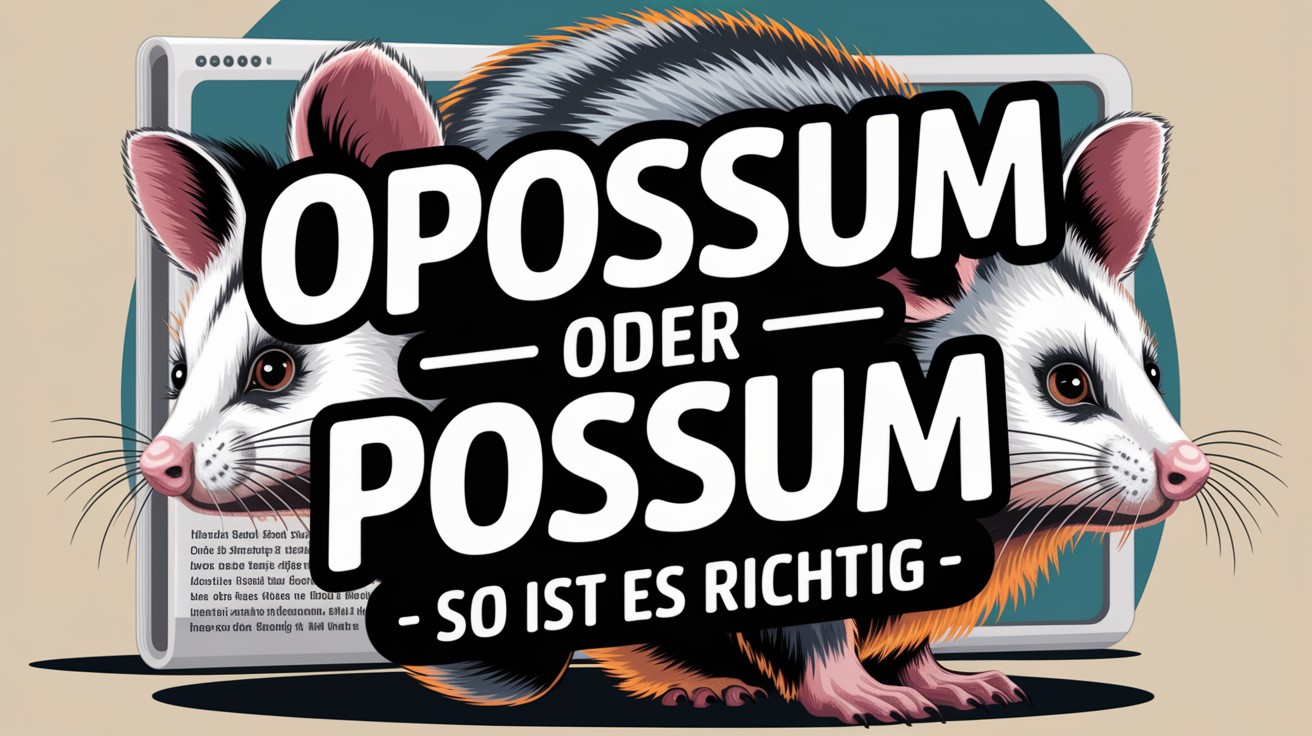 UNTERSCHIED ZWISCHEN OPOSSUM UND POSSUM