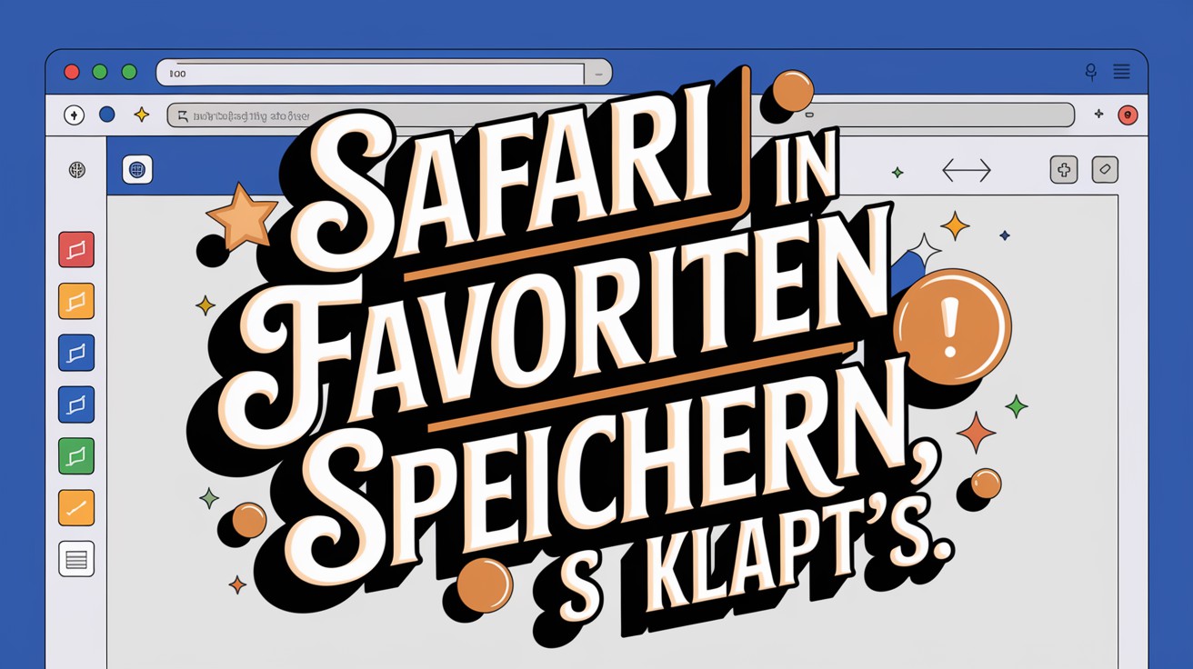 FAVORITEN SPEICHERN IN SAFARI