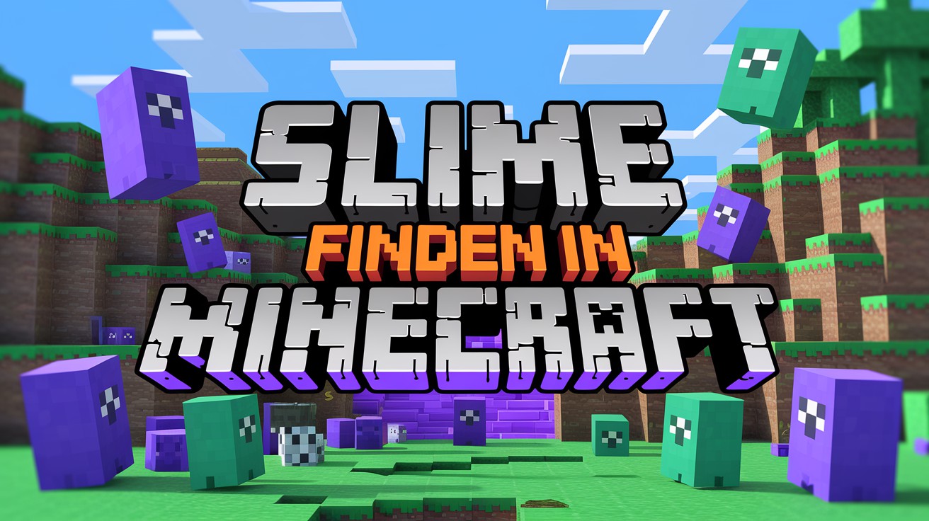 WIE FINDE ICH SLIMES IN MINECRAFT EFFEKTIV