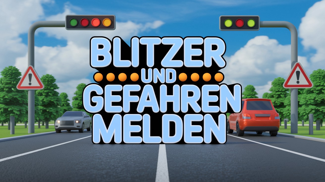 BLITZER UND GEFAHREN IM STRASSENVERKEHR MELDEN