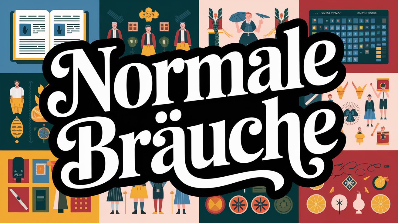 WAS BEDEUTET DER AUSDRUCK NORMALE BRAEUCHE
